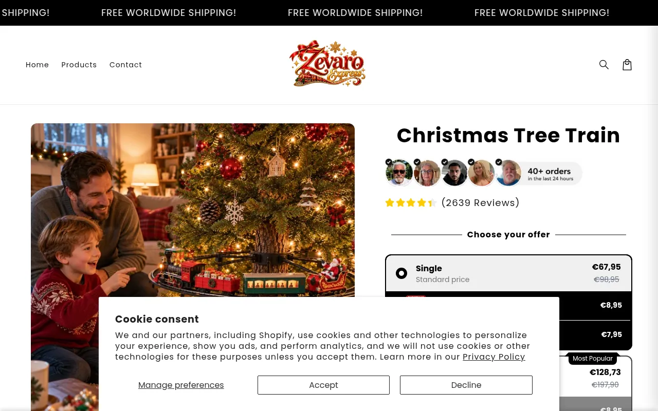Screenshot of zevarodecor.com