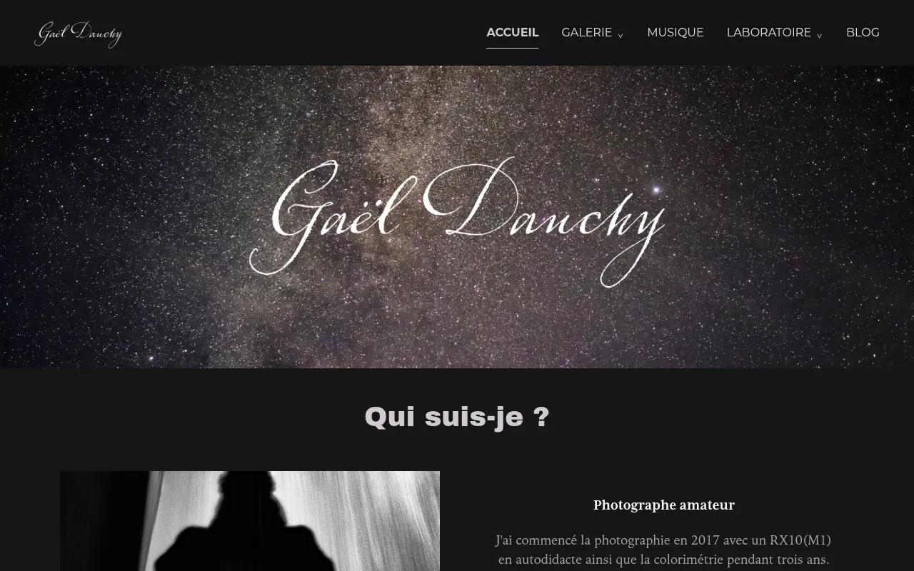 Screenshot of gaeldauchy.com