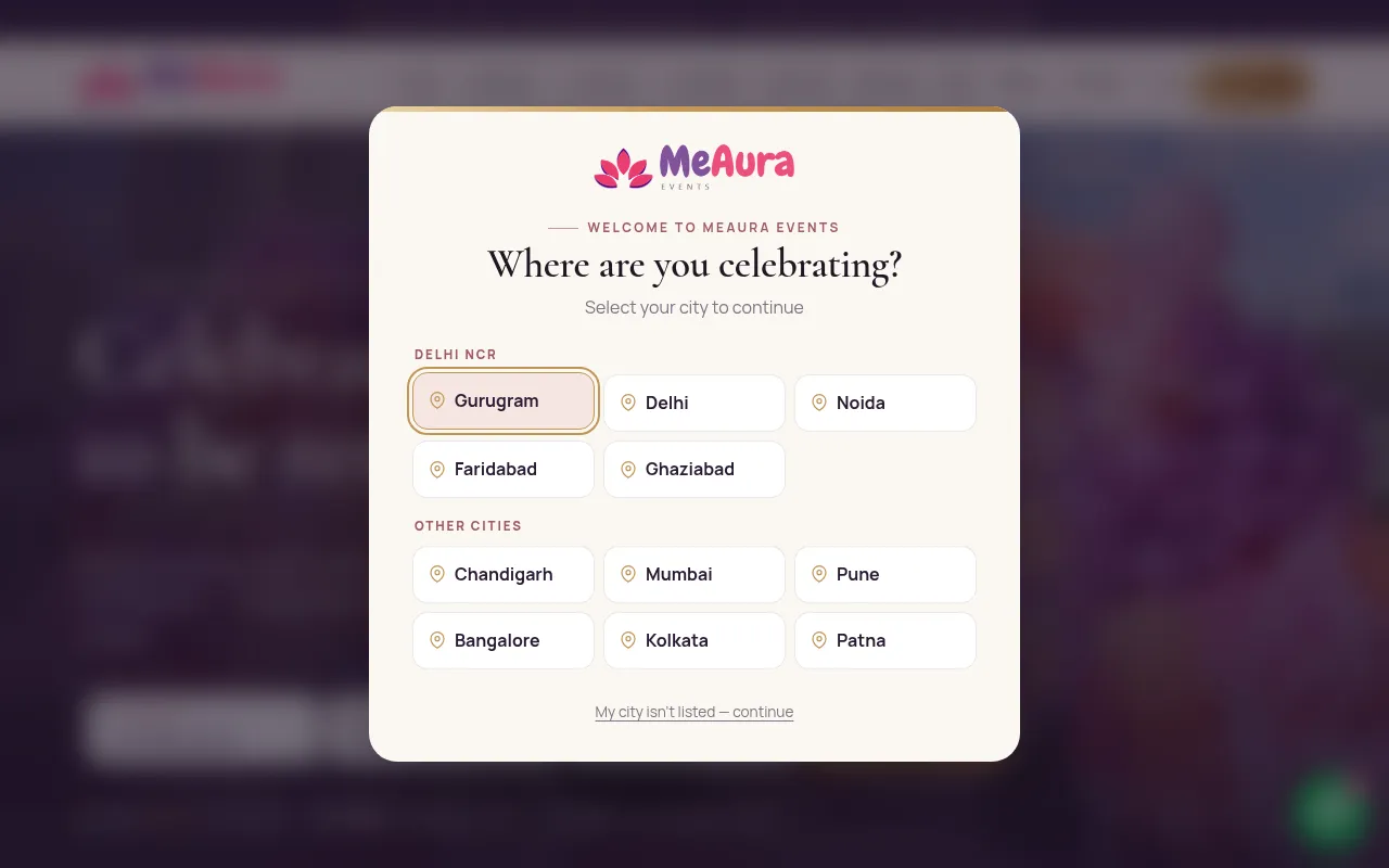 Screenshot of meauraservices.com