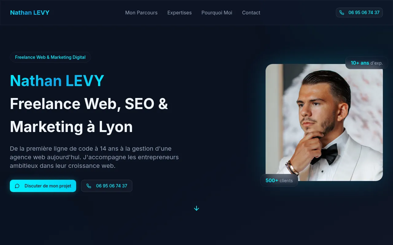 Screenshot of nathanlevy.fr
