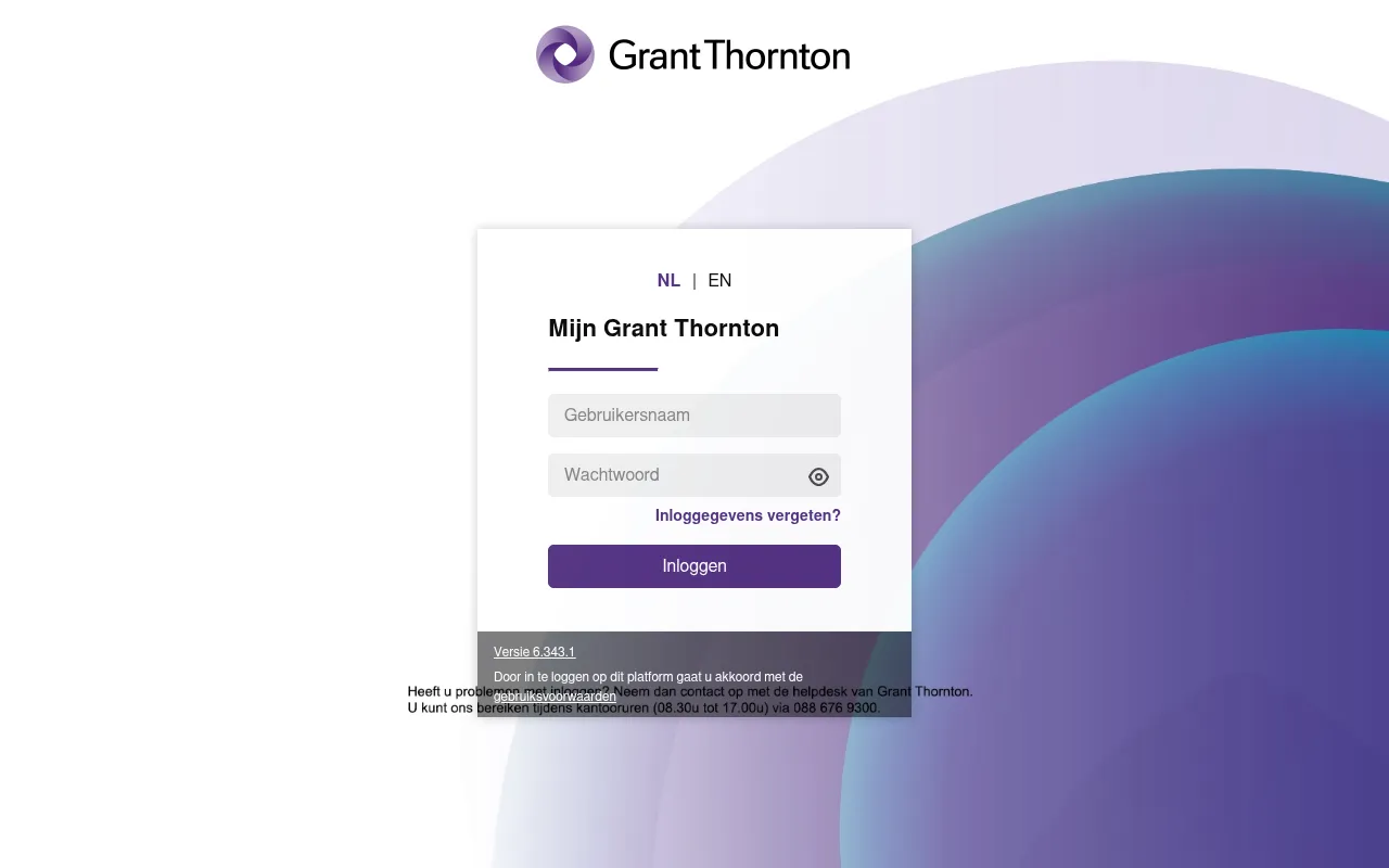 Screenshot of mijn.gt.nl
