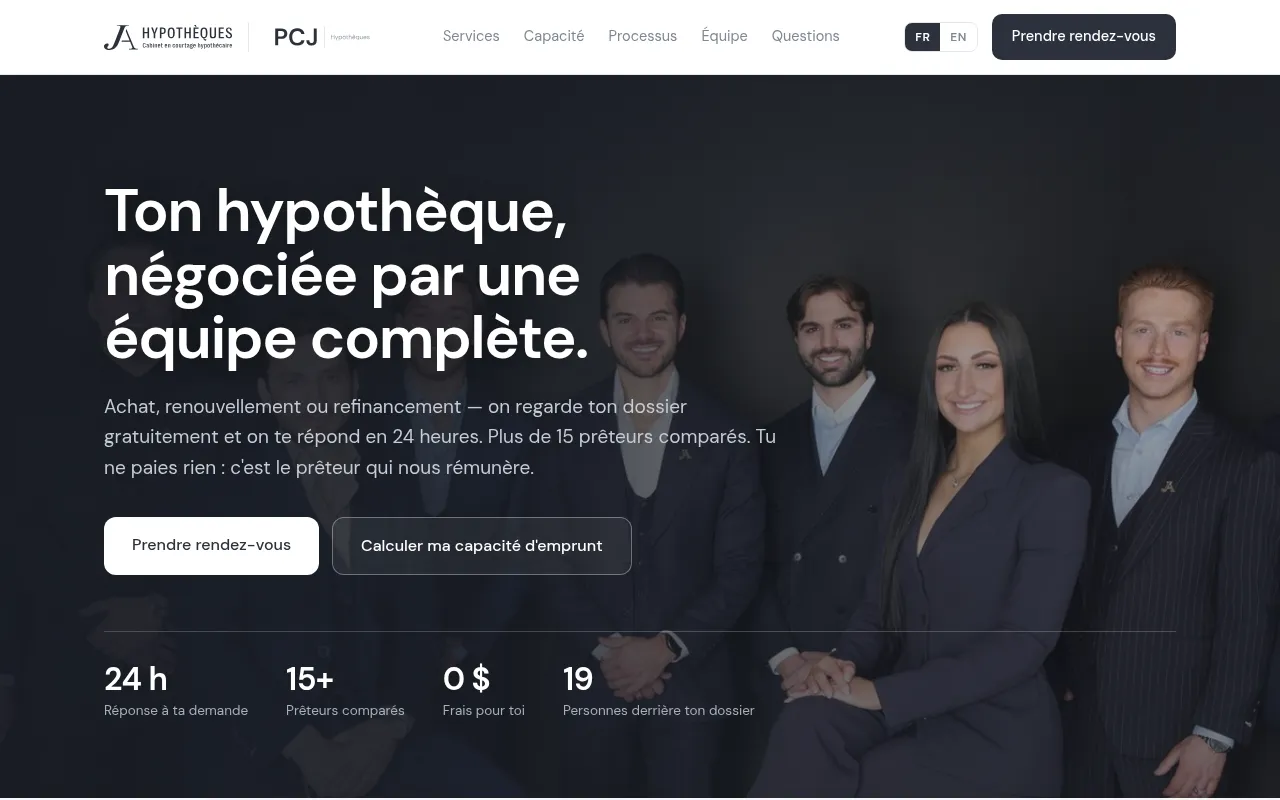Screenshot of pcjolicoeur.com