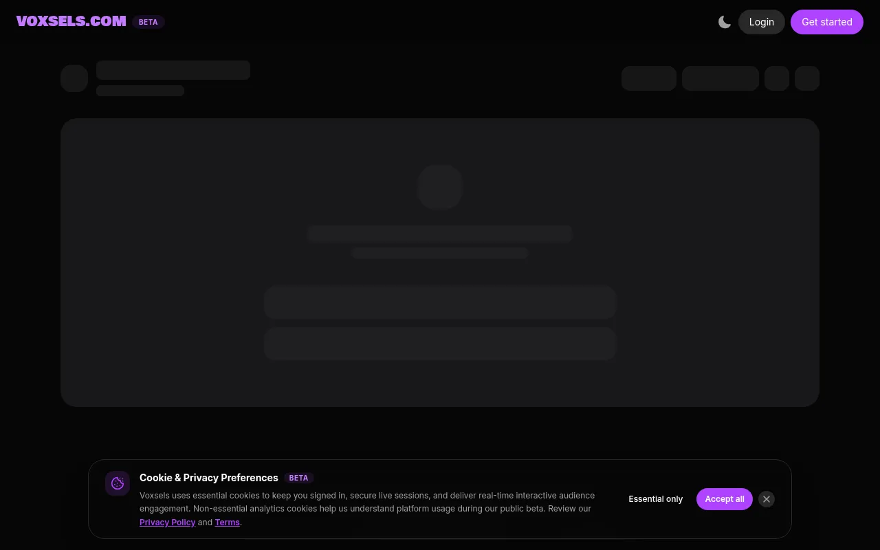Screenshot of voxsels.com