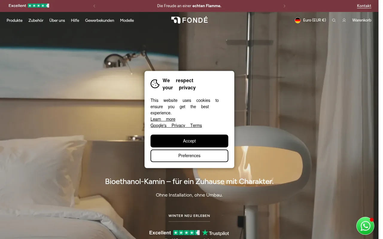 Screenshot of maisonfonde.com