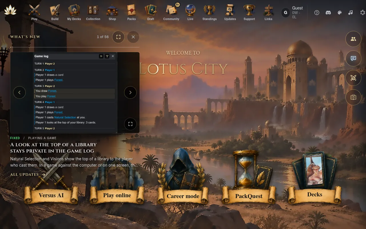 Screenshot of oldschool.cards