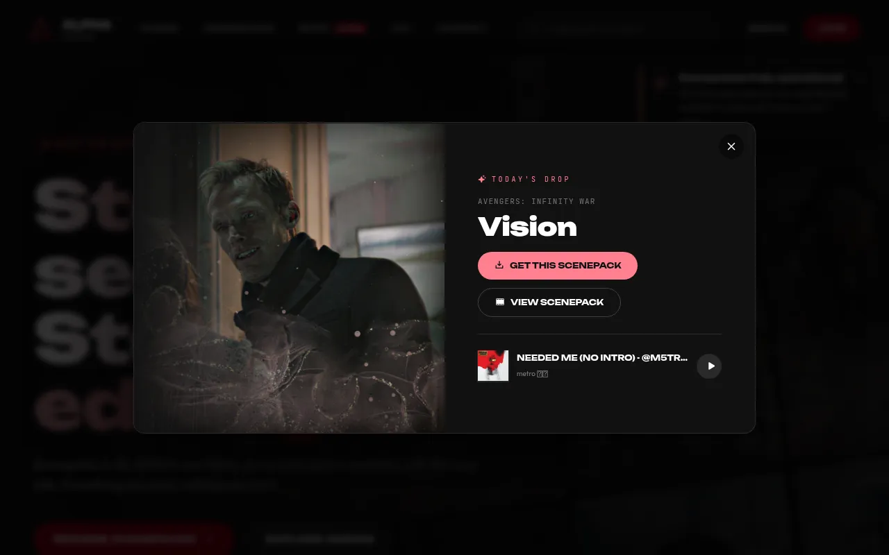 Screenshot of alphaaudios.xyz
