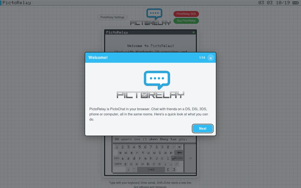Screenshot of pictorelay.com