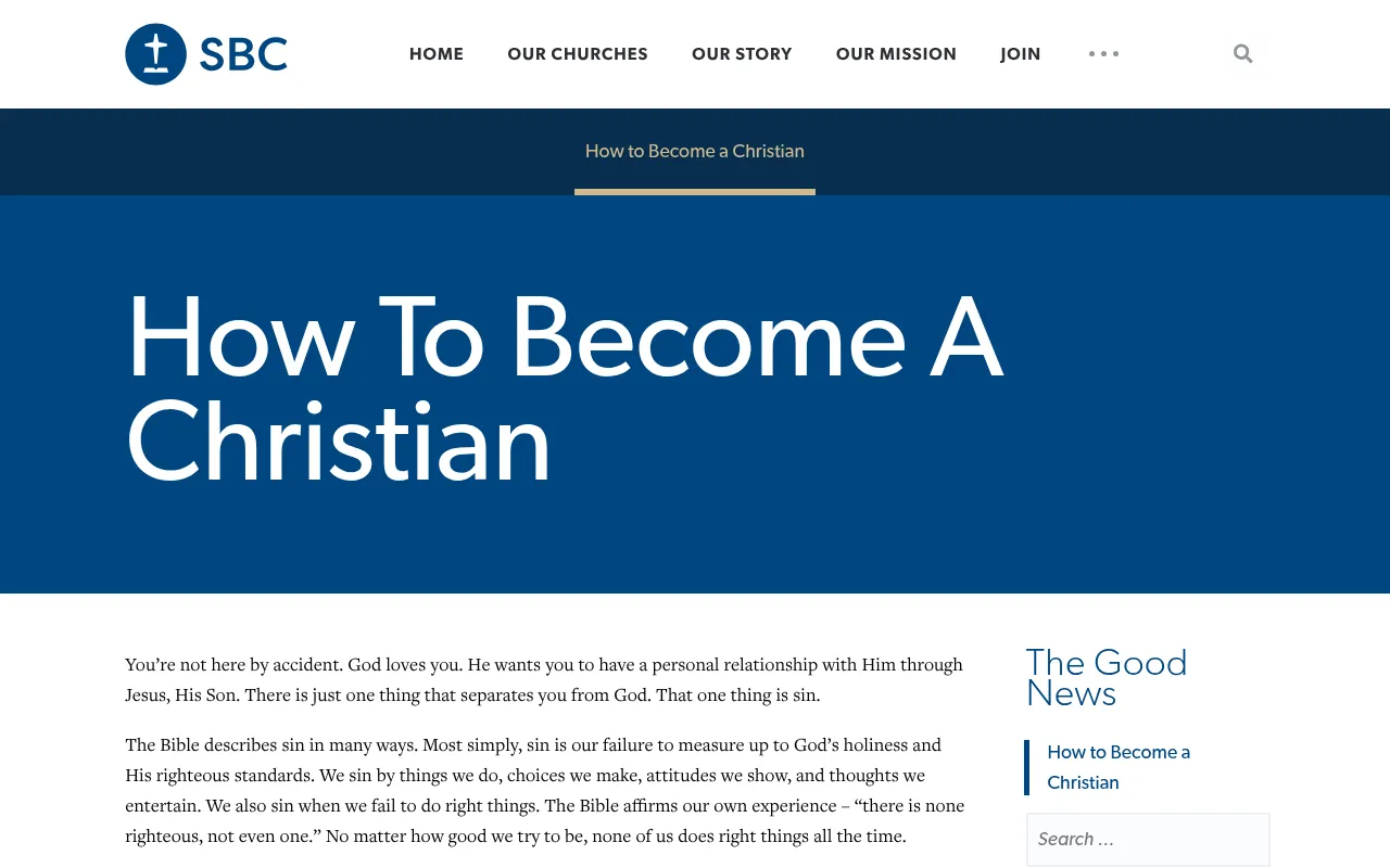 Screenshot of sbc.net
