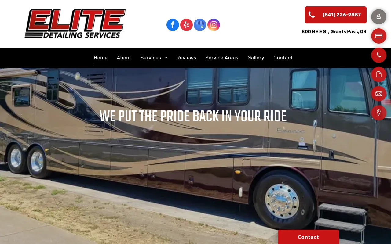 Screenshot of elitedetailgp.com
