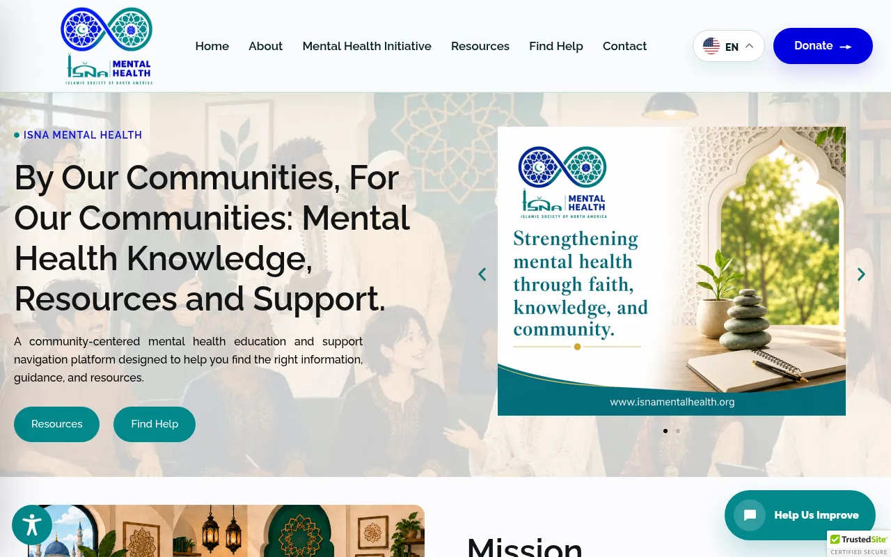 Screenshot of isnamentalhealth.org