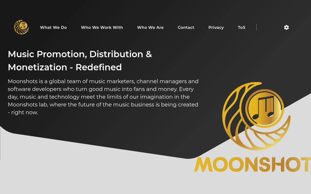 Screenshot of moonshots.vn