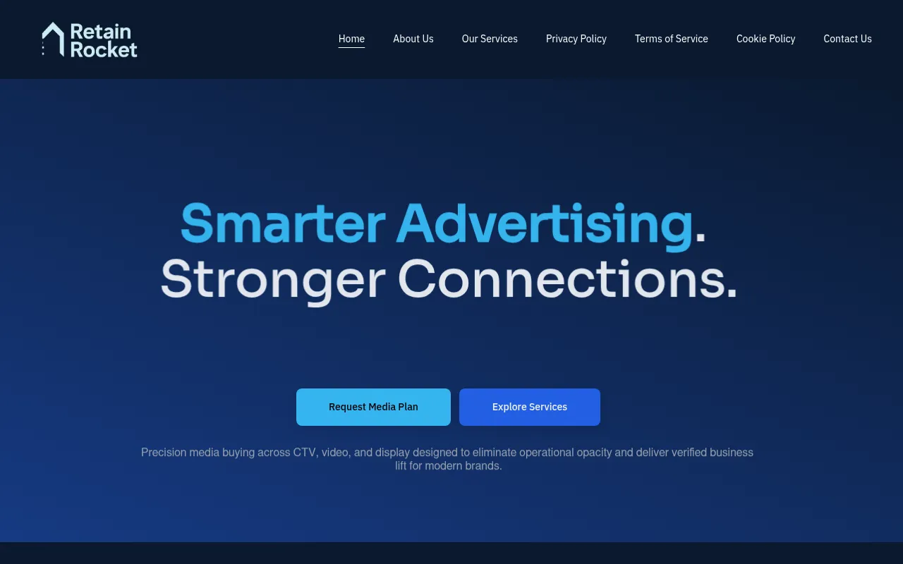 Screenshot of retainrocket.com