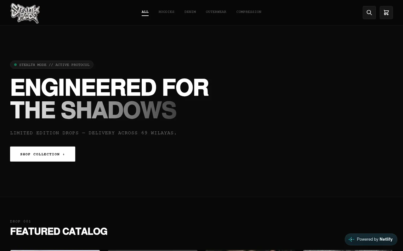 Screenshot of stealth-mode.netlify.app