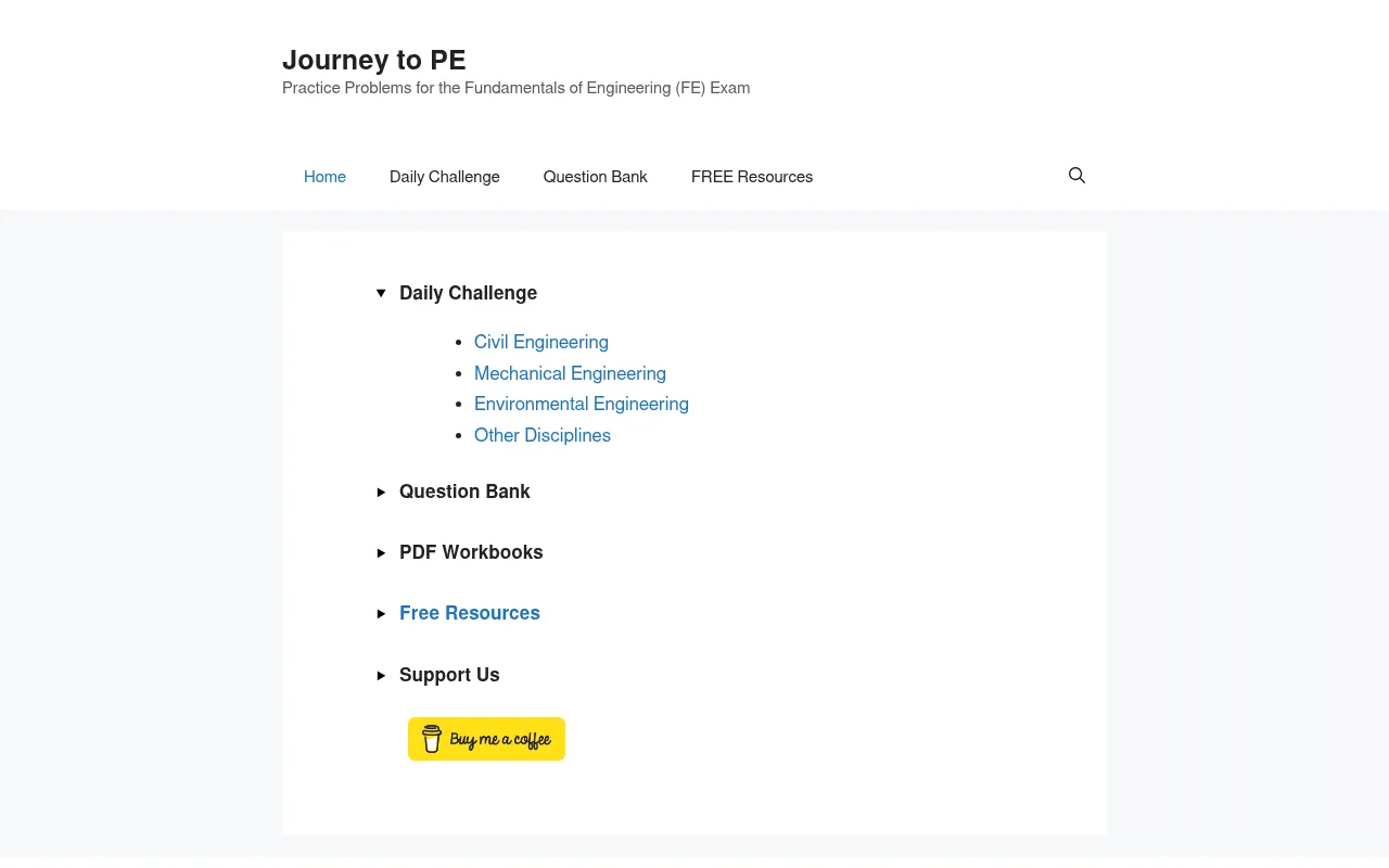 Screenshot of journey2pe.com