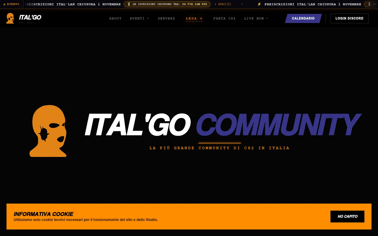 Screenshot of italgocommunity.com