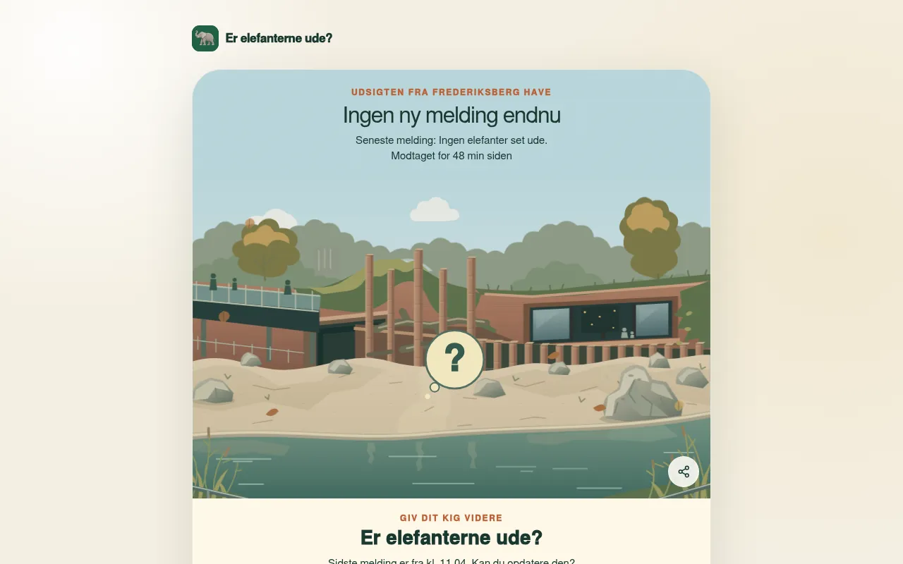 Screenshot of erelefanterneude.dk