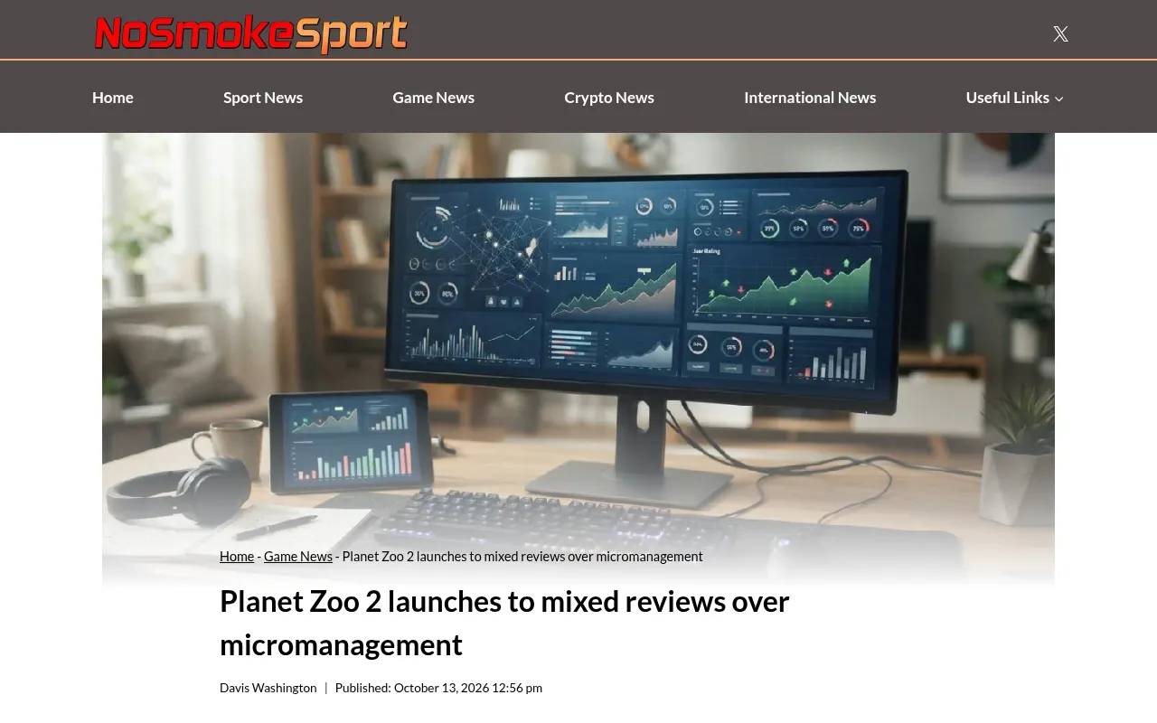 Screenshot of nosmokesport.com