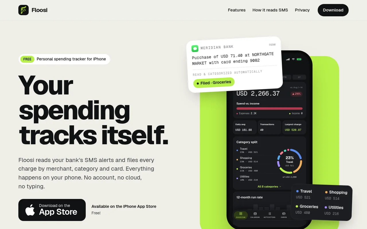 Screenshot of floosi.org