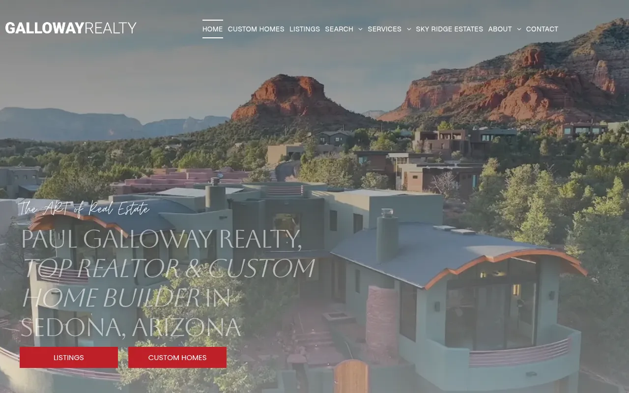 Screenshot of gallowayrealty.com