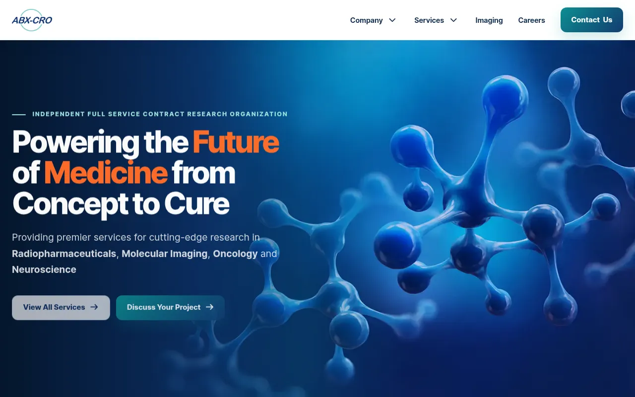 Screenshot of abx-cro.com