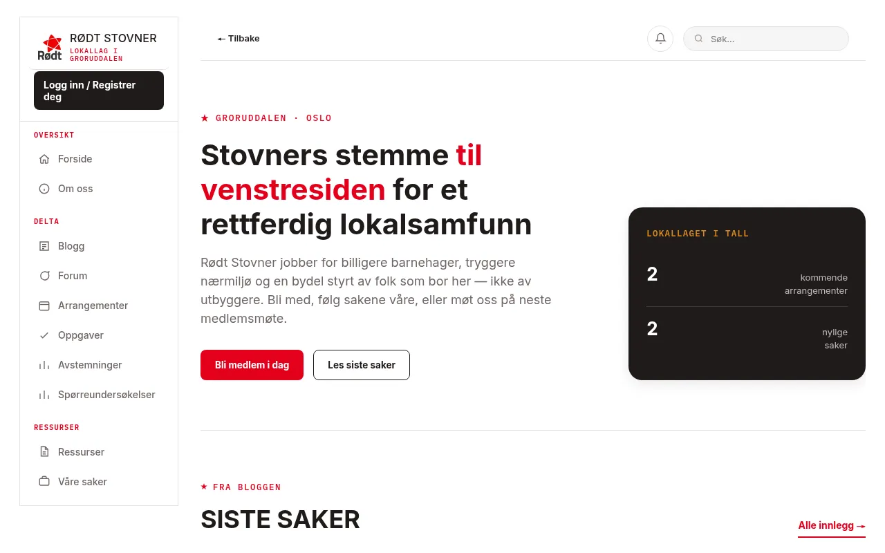 Screenshot of rodtstovner.org