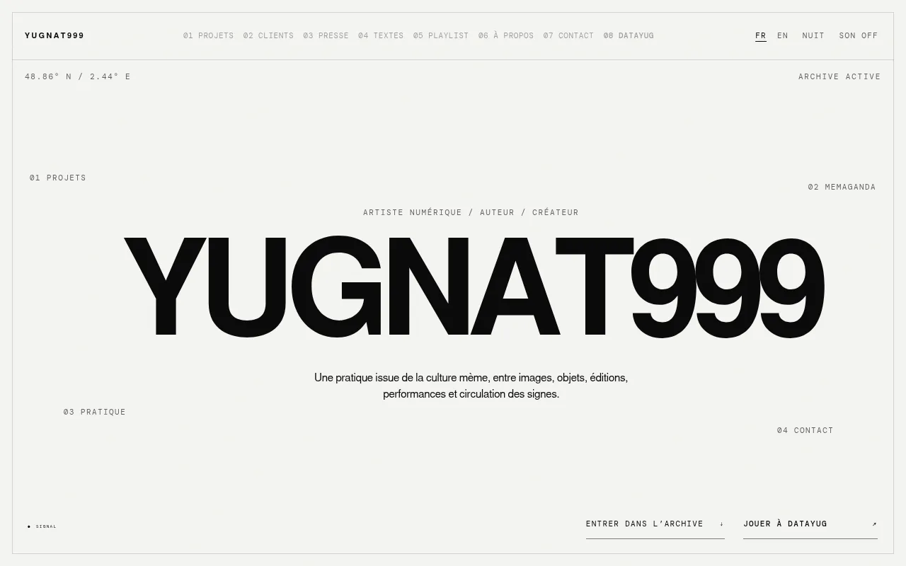 Screenshot of yugnat999.com