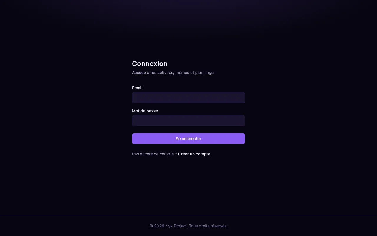 Screenshot of nyx-anim.vercel.app