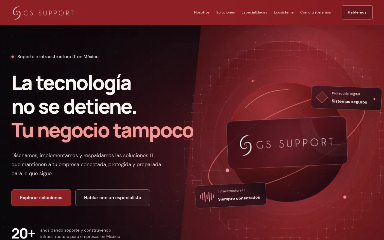 Screenshot of demogssupport.cfsmartech.com