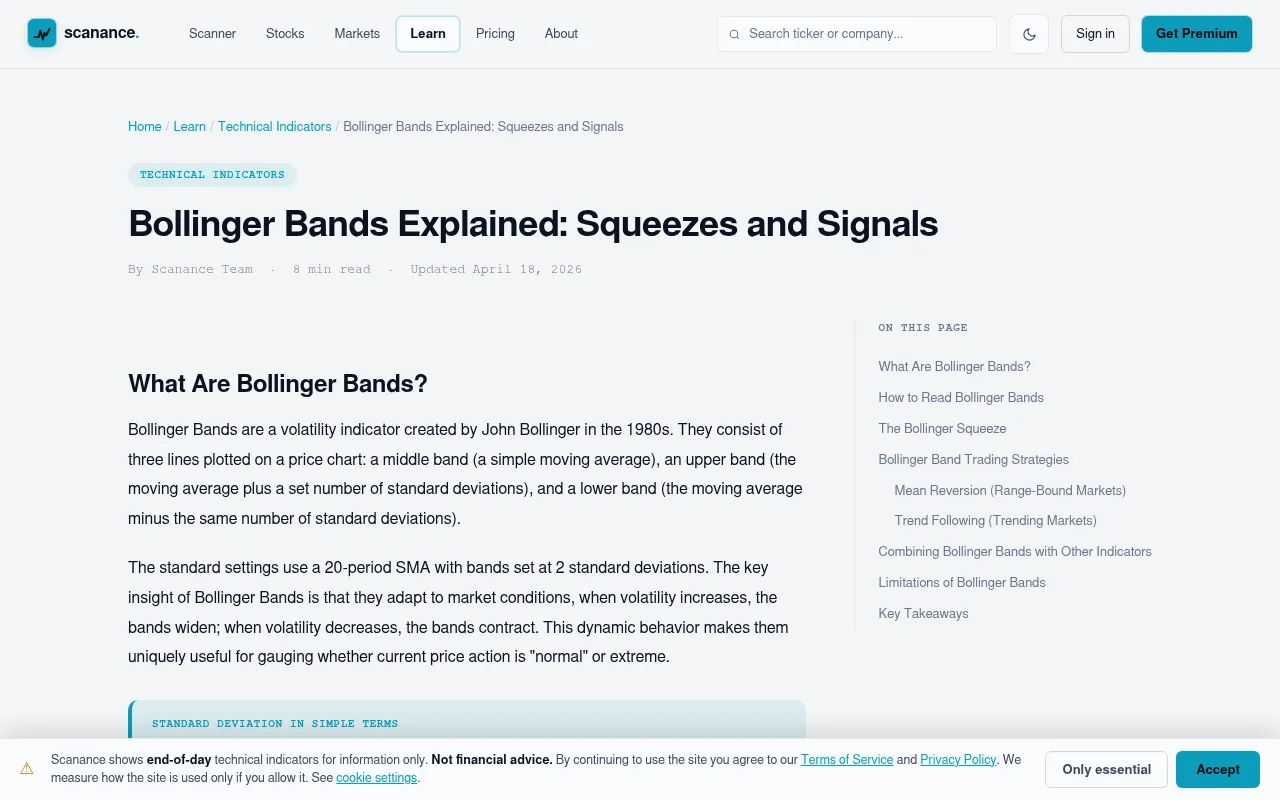 Screenshot of scanance.com