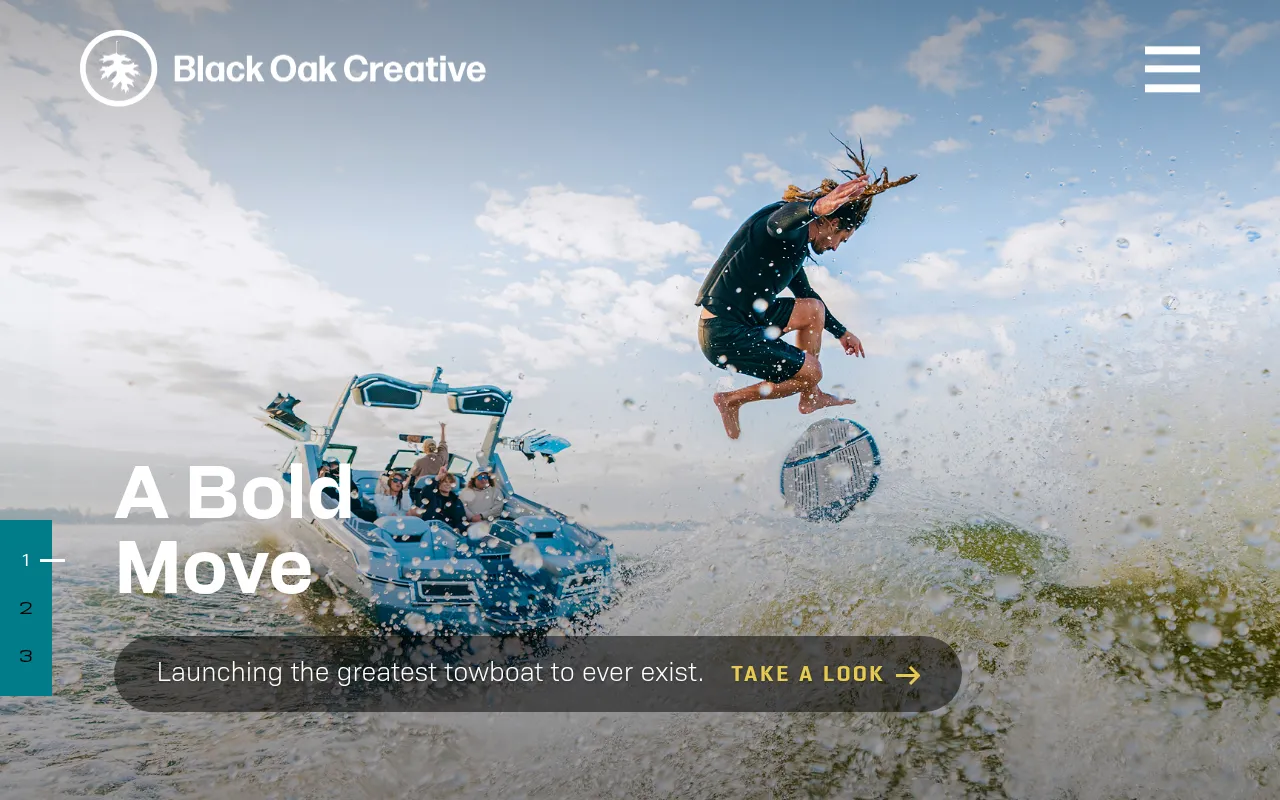 Screenshot of blackoakcreative.com