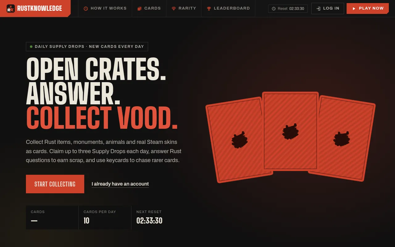 Screenshot of rustknowledge.com