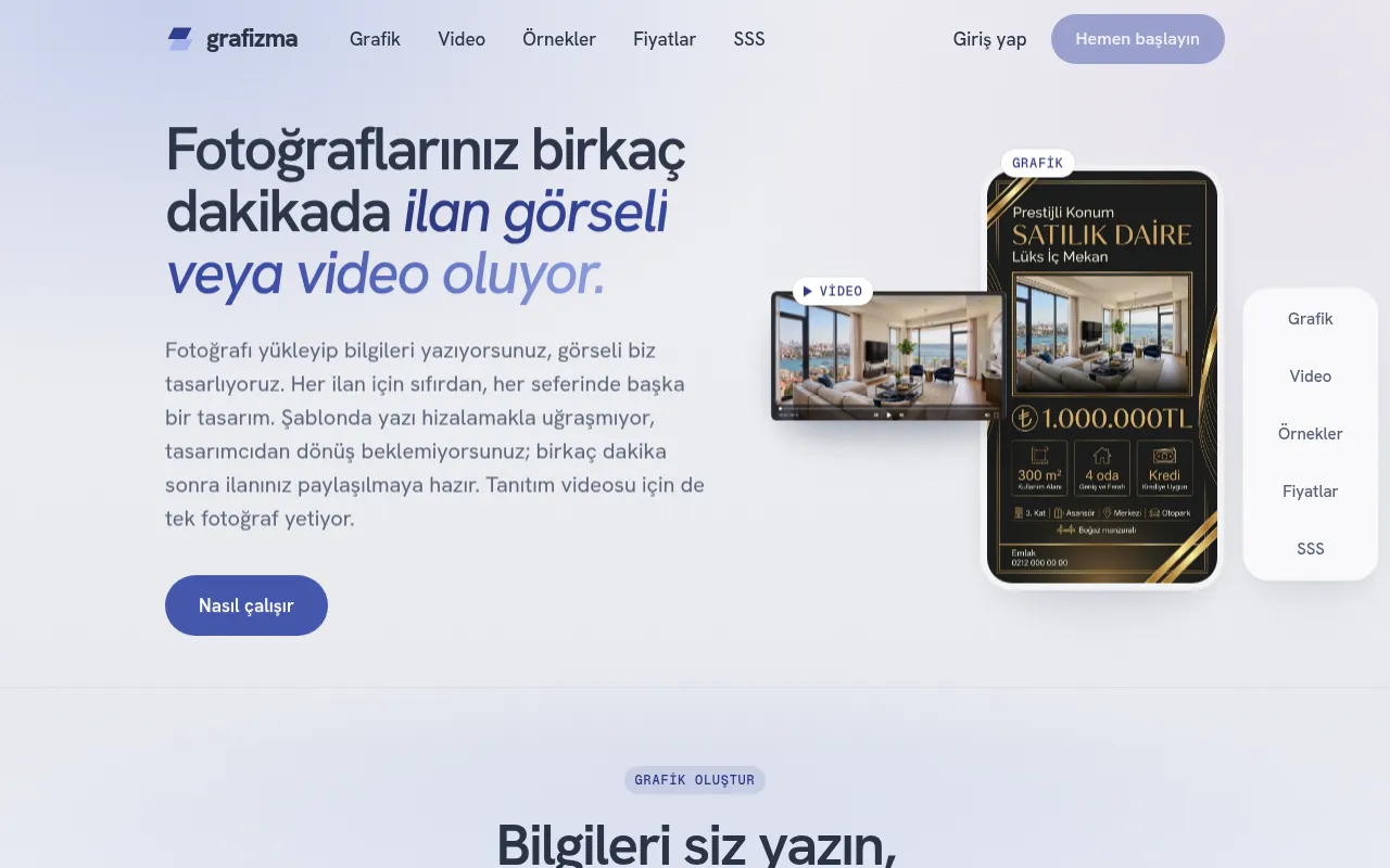 Screenshot of grafizma.com