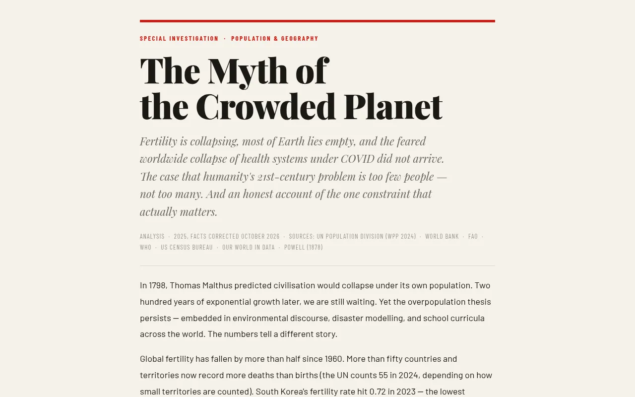 Screenshot of emptyplanet.org