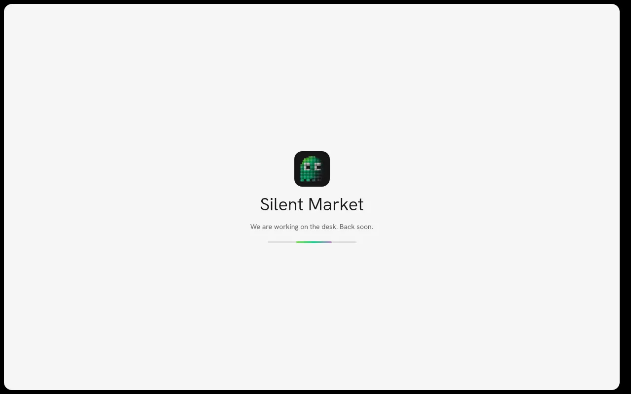 Screenshot of silentmarket.lol