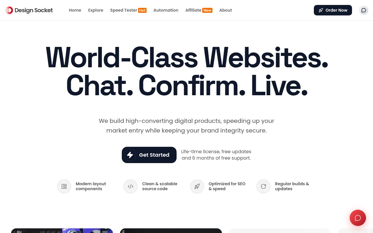 Screenshot of designsocket.com