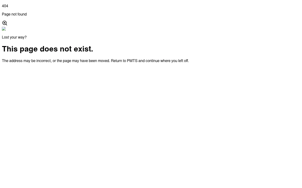 Screenshot of pmts.portal.gov.ph