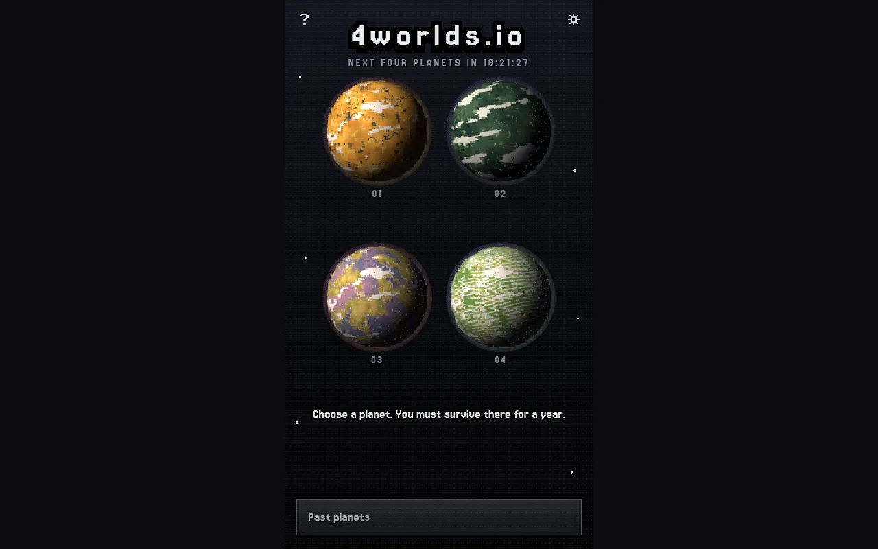 Screenshot of 4worlds.io
