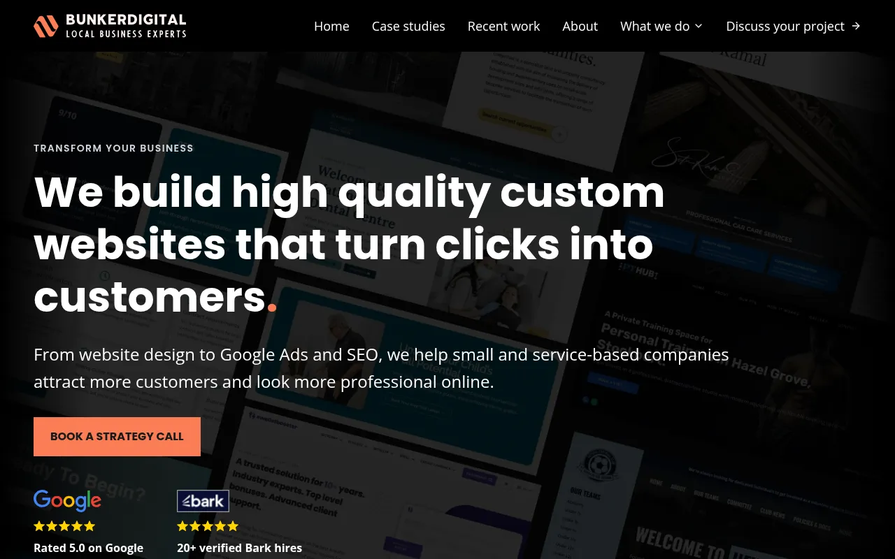 Screenshot of bunkerdigital.co.uk