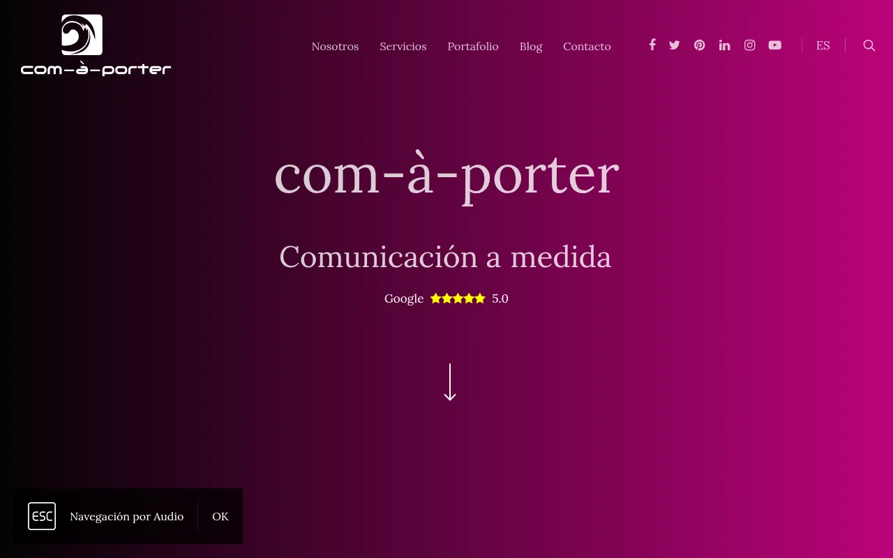 Screenshot of comaporter.com