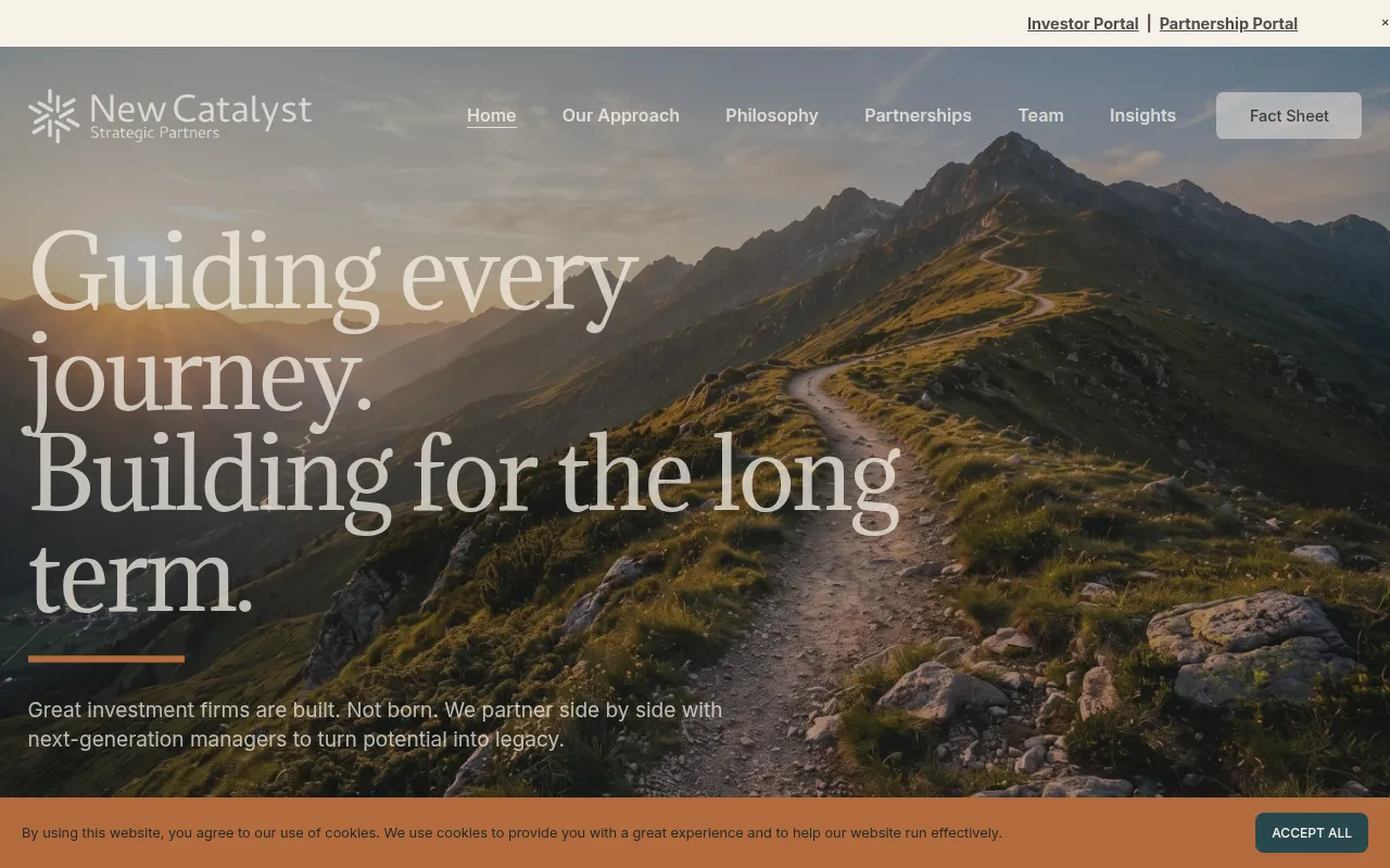 Screenshot of newcatalystsp.com