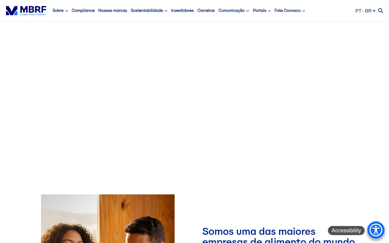 Screenshot of mbrf.com