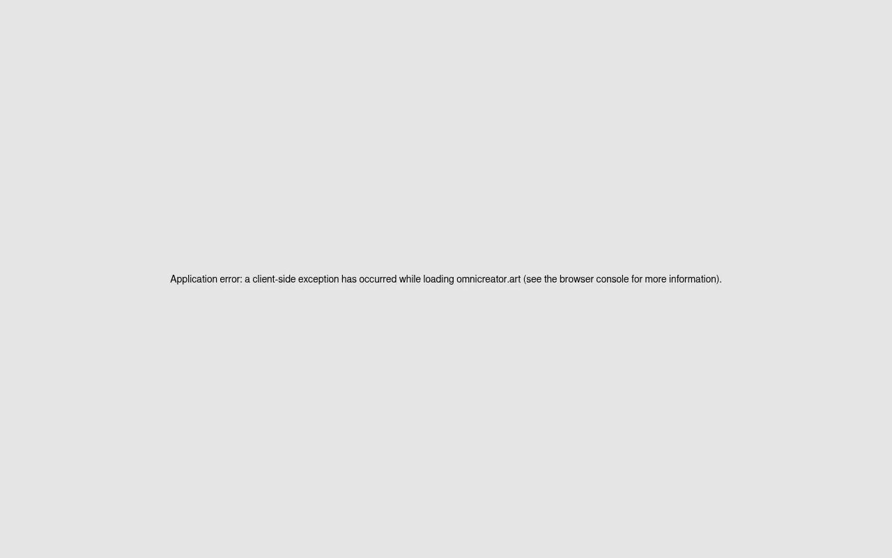 Screenshot of omnicreator.art