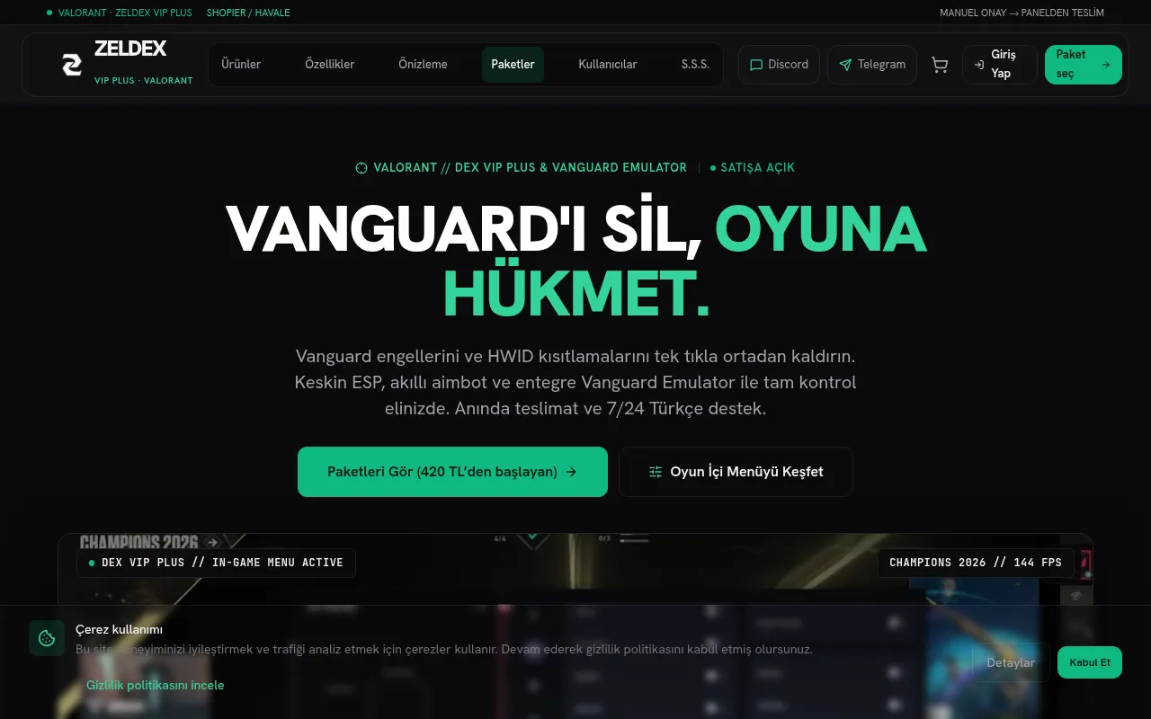 Screenshot of zeldexyazilim.com
