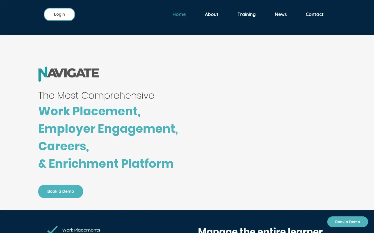 Screenshot of navigate.uk.com