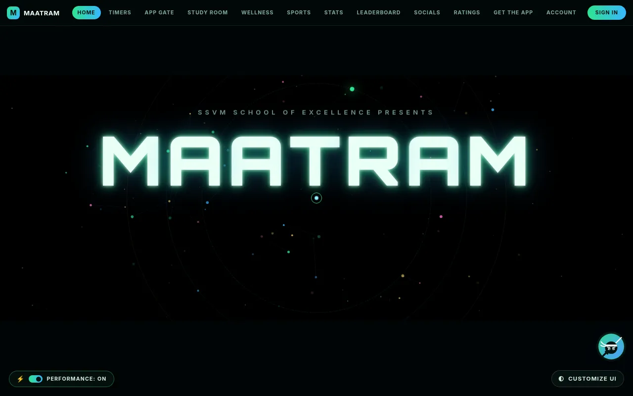 Screenshot of maatram.co.in