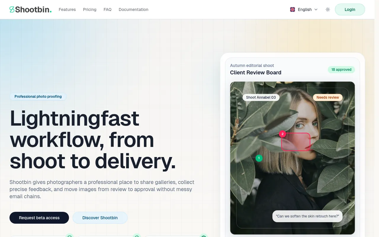 Screenshot of shootbin.com