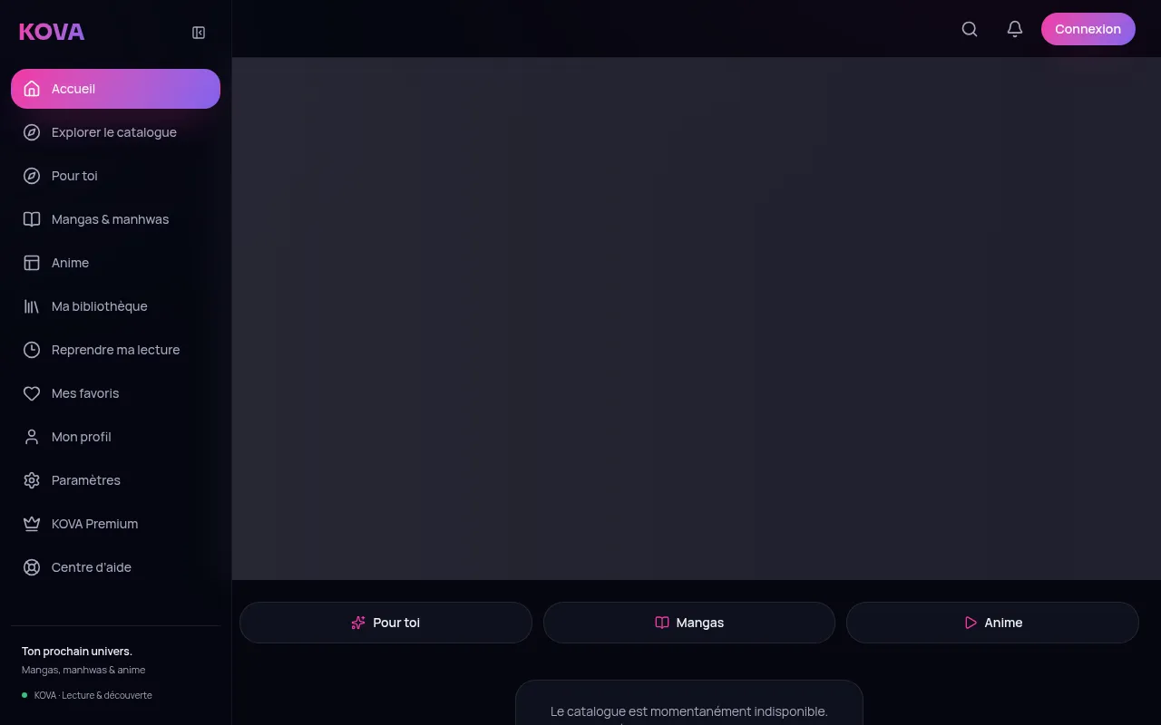 Screenshot of kova.archangekouaho.workers.dev