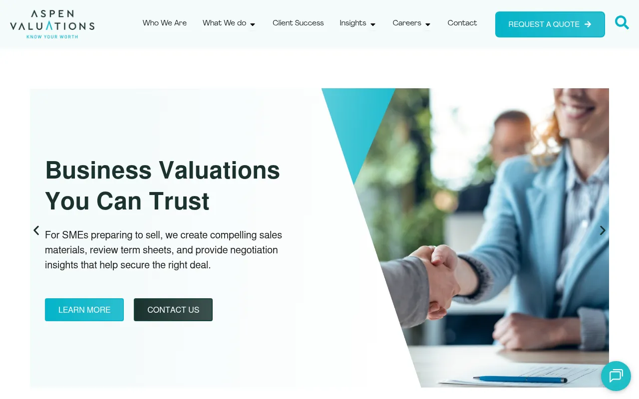 Screenshot of aspenval.com