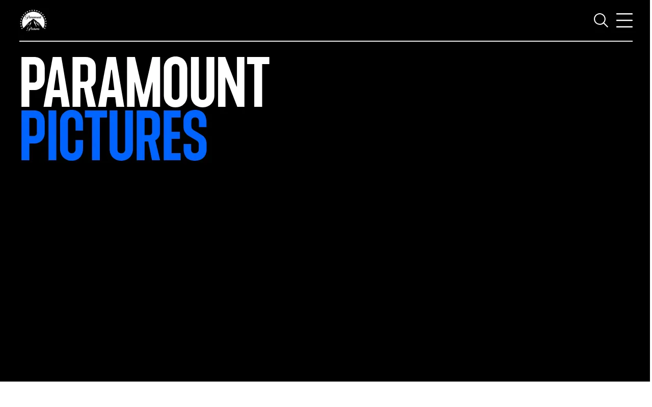 Screenshot of paramountpictures.com