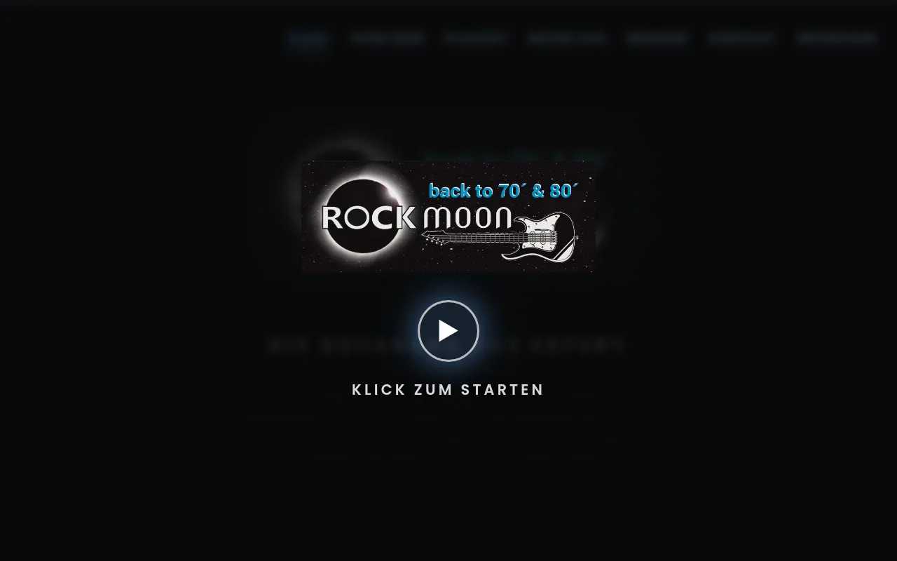 Screenshot of rockmoon.de